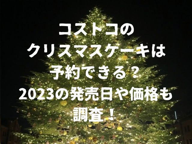 クリスマスツリーの上にブログタイトルのテキストを載せた画像